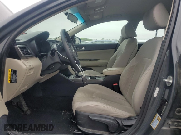 2016 Kia Optima LX with VIN KNAGT4L38G5078118, listed as a Copart auction lot 61355015 with 95,140 mi miles and Clean title. Bid and sale history available at DreamBid. Image 7.
