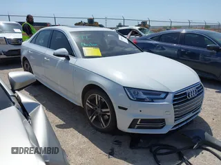 2018 Audi A4 Premium Plus z VIN WAULMAF45JA188122, wystawiony jako IAAI lot #42007193 z przebiegiem 56 973 mil mil oraz . Historia ofert i sprzedaży dostępna na DreamBid. Obrazek 1.