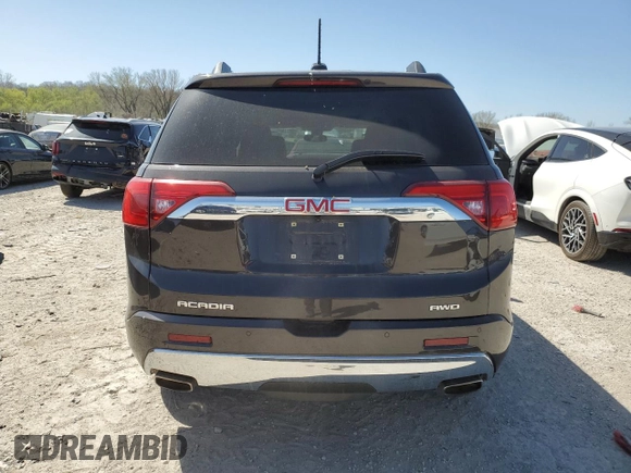 2018 GMC Acadia Denali with VIN 1GKKNXLS5JZ109250, listed as a Copart auction lot 52699695 with 89,837 mi miles and Salvage Title. Bid and sale history available at DreamBid. Image 6.