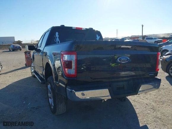 2022 Ford F-150 XL with VIN 1FTFW1E86NKF23242, listed as a IAAI auction lot 41107228 with 18,638 mi miles. Bid and sale history available at carsss.com. Image 3.