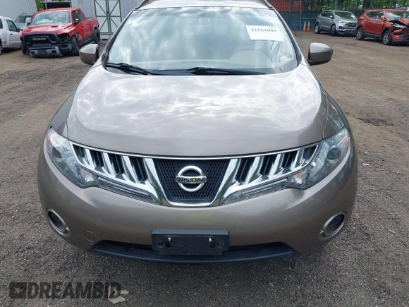 2009 Nissan Murano S with VIN JN8AZ18W69W138889, listed as a IAAI auction lot 42162009 with 97,615 mi miles. Bid and sale history available at carsss.com. Image 6.