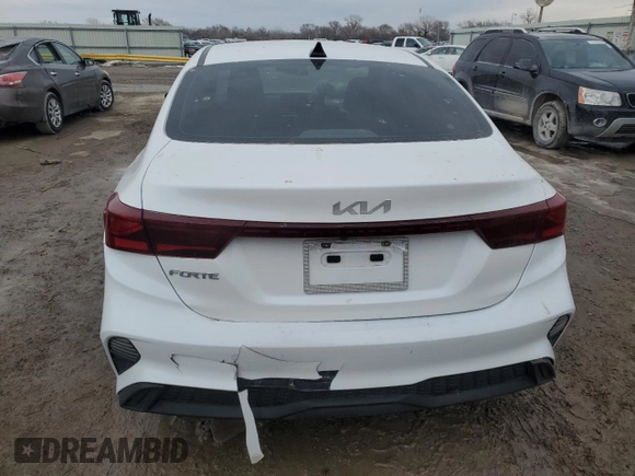 2023 Kia Forte LXS with VIN 3KPF24AD1PE574105, listed as a Copart auction lot 88755795 with 44,688 mi miles and Salvage Title. Bid and sale history available at carsss.com. Image 6.