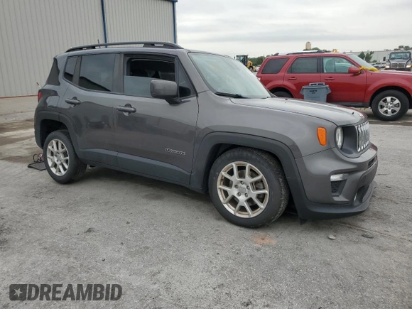 2019 Jeep Renegade Latitude z VIN ZACNJABB7KPJ73628, wystawiony jako Copart lot #59419695 z przebiegiem 61 126 mil mil oraz Szkoda całkowita • Salvage title. Historia ofert i sprzedaży dostępna na DreamBid. Obrazek 4.