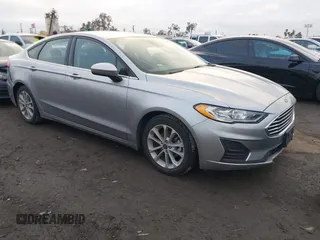 2020 Ford Fusion SE with VIN 3FA6P0LU4LR254714, listed as a IAAI auction lot 41507370 with 40,860 mi miles and . Bid and sale history available at carsss.com. Image 1.