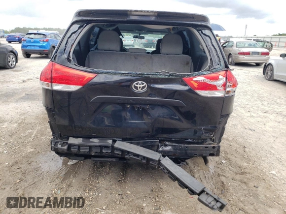 2014 Toyota Sienna L with VIN 5TDZK3DC3ES514520, listed as a Copart auction lot 52205295 with 71,402 mi miles and Salvage Title. Bid and sale history available at carsss.com. Image 6.