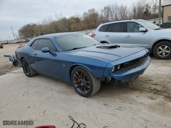2020 Dodge Challenger R/T Scat Pack with VIN 2C3CDZFJ9LH146665, listed as a Copart auction lot 80679844 with 35,593 mi miles and Salvage Title. Bid and sale history available at carsss.com. Image 4.