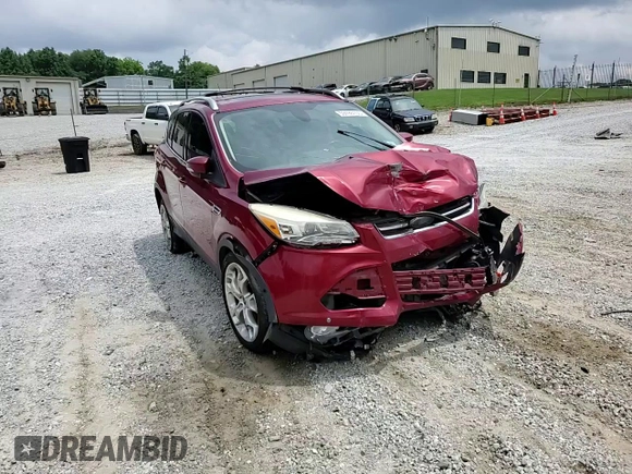 2013 Ford Escape Titanium with VIN 1FMCU9J98DUB55876, listed as a Copart auction lot 59786105 with 162,407 mi miles and Salvage title. Bid and sale history available at DreamBid. Image 14.