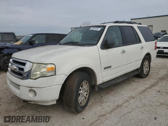 2008 Ford Expedition SSV with VIN 1FMFU16558LA64368, listed as a Copart auction lot 50095805 with 202,813 mi miles and Clean title. Bid and sale history available at DreamBid. Image 1.