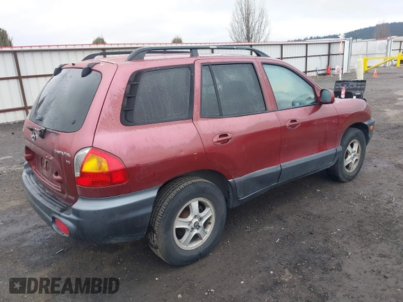 2004 Hyundai Santa Fe GLS with VIN KM8SC73DX4U640640, listed as a IAAI auction lot 41803501 with 149,924 mi miles. Bid and sale history available at carsss.com. Image 4.