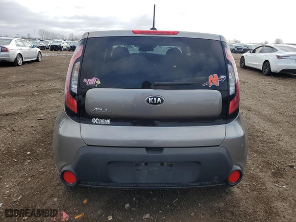 2015 Kia Soul with VIN KNDJN2A26F7227727, listed as a Copart auction lot 50202815 with 98,971 mi miles and Salvage Title. Bid and sale history available at carsss.com. Image 6.
