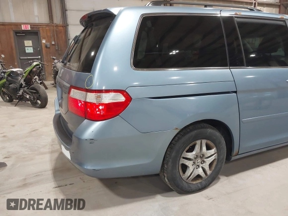 2006 Honda Odyssey EX-L with VIN 5FNRL38726B078467, listed as a IAAI auction lot 41874268 with 178,580 mi miles and . Bid and sale history available at DreamBid. Image 14.