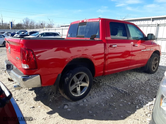 2012 Ram 1500 Outdoorsman with VIN 1C6RD7LT7CS123935, listed as a Copart auction lot 44846225 with 180,956 mi miles and Clean Title. Bid and sale history available at carsss.com. Image 3.