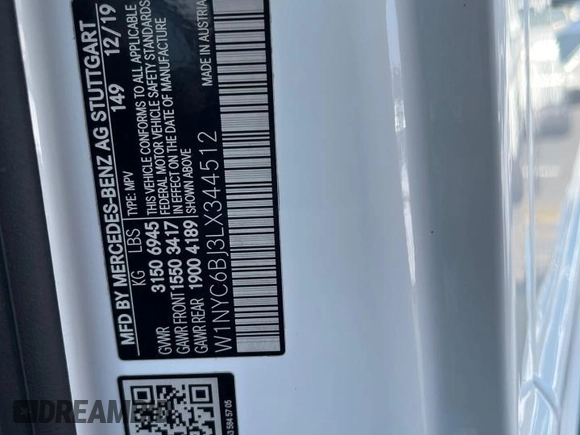 2020 Mercedes-Benz G 550 z VIN W1NYC6BJ3LX344512, wystawiony jako Copart lot #71996424 z przebiegiem 69 907 mil mil oraz Tytuł czysty. Historia ofert i sprzedaży dostępna na DreamBid. Obrazek 10.