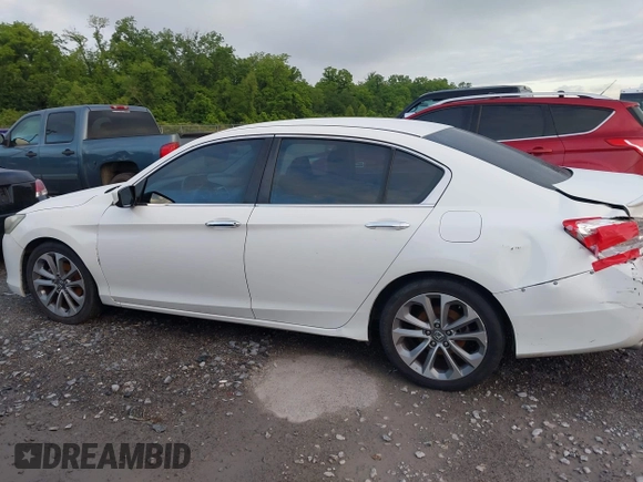 2013 Honda Accord Sport with VIN 1HGCR2F53DA080283, listed as a IAAI auction lot 42190121 with 205,634 mi miles and . Bid and sale history available at DreamBid. Image 14.