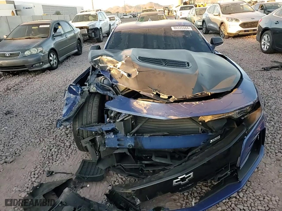 2019 Chevrolet Camaro 1SS with VIN 1G1FE1R73K0137057, listed as a Copart auction lot 86335504 with 33,960 mi miles and Salvage Title. Bid and sale history available at carsss.com. Image 10.