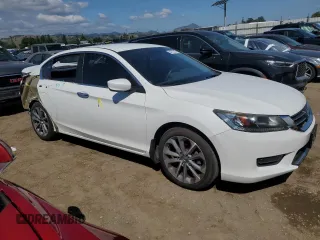 2014 Honda Accord Sedan Sport with VIN 1HGCR2F55EA287176, listed as a Copart auction lot 54721215 with 184,968 mi miles and Salvage Title. Bid and sale history available at carsss.com. Image 4.