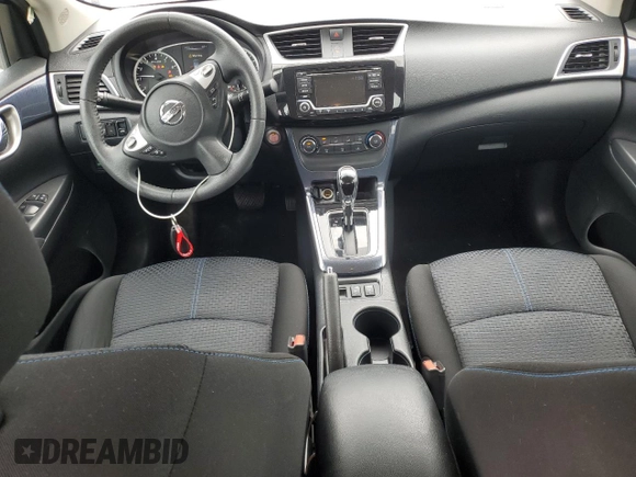 2017 Nissan Sentra SR with VIN 3N1AB7AP1HY254596, listed as a Copart auction lot 54683265 with 81,475 mi miles and Salvage title. Bid and sale history available at DreamBid. Image 8.