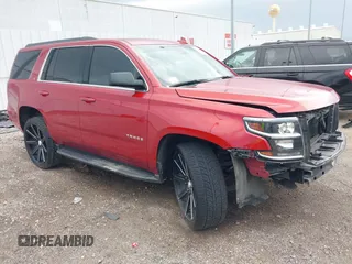 2015 Chevrolet Tahoe LT with VIN 1GNSCBKC1FR721605, listed as a IAAI auction lot 42184896 with 200,983 mi miles and . Bid and sale history available at DreamBid. Image 1.