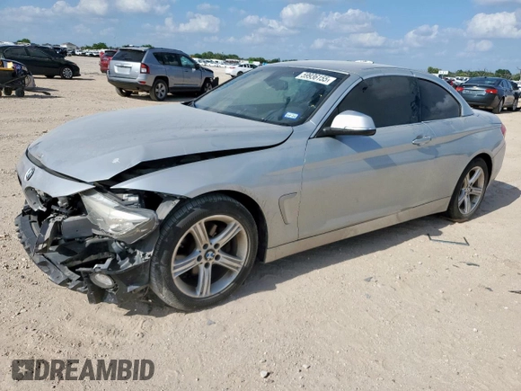 2015 BMW 4 Series 428i with VIN WBA3V7C53F5A24089, listed as a Copart auction lot 59936155 with Not provided miles and Salvage title. Bid and sale history available at DreamBid. Image 1.