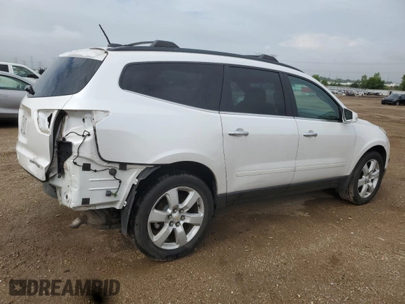 2016 Chevrolet Traverse LT with VIN 1GNKRGKD7GJ336103, listed as a Copart auction lot 62030835 with 84,093 mi miles and Salvage title. Bid and sale history available at DreamBid. Image 3.