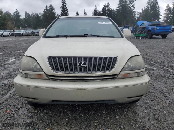 1999 Lexus RX 300 Luxury SUV with VIN JT6HF10U2X0031598, listed as a Copart auction lot 46873455 with 0 mi miles and Salvage Title. Bid and sale history available at carsss.com. Image 5.