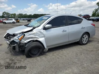 2019 Nissan Versa SV with VIN 3N1CN7AP4KL863492, listed as a Copart auction lot 57998375 with 131,841 mi miles and Salvage title. Bid and sale history available at DreamBid. Image 1.