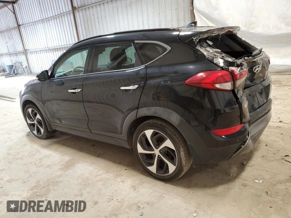 2016 Hyundai Tucson Limited with VIN KM8J33A22GU201264, listed as a Copart auction lot 54212395 with 121,552 mi miles and Clean Title. Bid and sale history available at DreamBid. Image 2.