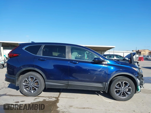 2020 Honda CR-V EX with VIN 2HKRW2H56LH647348, listed as a IAAI auction lot 41676165 with 34,212 mi miles. Bid and sale history available at carsss.com. Image 14.
