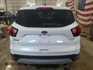 2019 Ford Escape Titanium with VIN 1FMCU9J97KUC37529, listed as a Copart auction lot 42243404 with 37,677 mi miles and Salvage Title. Bid and sale history available at carsss.com. Image 6.
