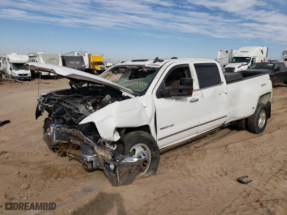 2016 Chevrolet Silverado 3500HD LTZ with VIN 1GC4K0E86GF140295, listed as a Copart auction lot 87054644 with 0 mi miles and Salvage Title. Bid and sale history available at carsss.com. Image 1.