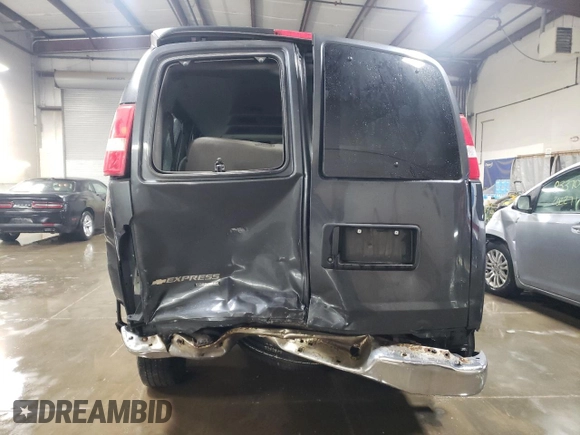 2016 Chevrolet Express Passenger LT with VIN 1GAZGPFF1G1336602, listed as a Copart auction lot 83389654 with 164,012 mi miles and Salvage title. Bid and sale history available at DreamBid. Image 6.