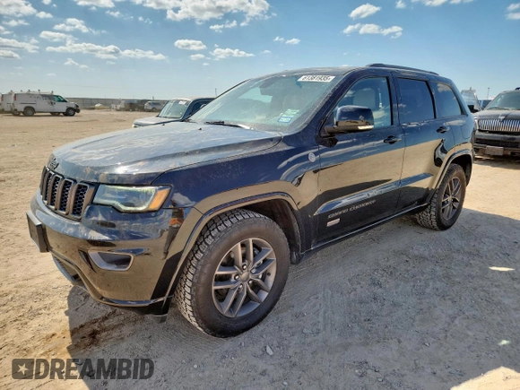 2016 Jeep Grand Cherokee Limited with VIN 1C4RJFBG8GC382160, listed as a Copart auction lot 61381935 with 106,170 mi miles and Clean title. Bid and sale history available at DreamBid. Image 1.