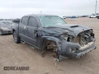 2023 Toyota Tacoma 4WD SR with VIN 3TMCZ5AN6PM554838, listed as a IAAI auction lot 41215603 with 1 mi miles. Bid and sale history available at carsss.com. Image 1.