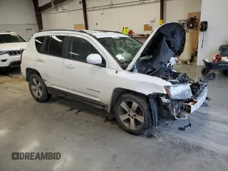 2017 Jeep Compass Latitude with VIN 1C4NJDEB8HD129242, listed as a Copart auction lot 60695395 with 89,050 mi miles and Non repairable. Bid and sale history available at DreamBid. Image 4.