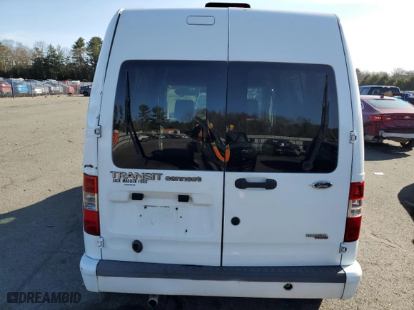 2013 Ford Transit Connect XLT with VIN NM0LS7DN5DT173052, listed as a Copart auction lot 48767195 with 166,812 mi miles and Salvage Title. Bid and sale history available at carsss.com. Image 11.