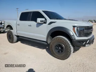 2023 Ford F-150 Raptor with VIN 1FTFW1RG7PFB77277, listed as a Copart auction lot 51096445 with 43,917 mi miles and Salvage Title. Bid and sale history available at DreamBid. Image 4.