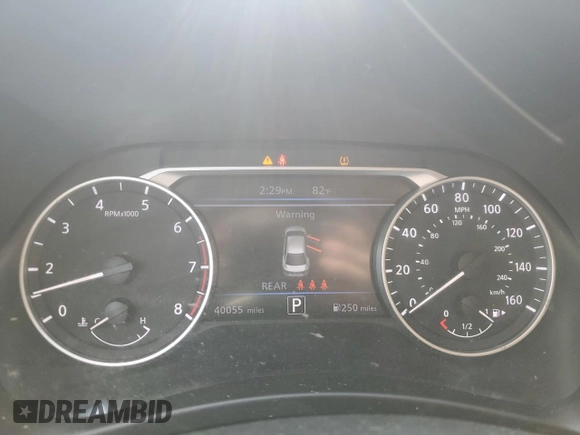 2021 Nissan Sentra SV with VIN 3N1AB8CV6MY208984, listed as a Copart auction lot 61301575 with 40,055 mi miles and Salvage title. Bid and sale history available at DreamBid. Image 9.