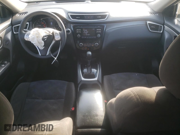2015 Nissan Rogue S with VIN KNMAT2MTXFP563598, listed as a Copart auction lot 44300705 with 183,768 mi miles and Salvage Title. Bid and sale history available at DreamBid. Image 8.