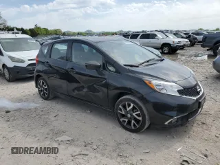 2015 Nissan Note S z VIN 3N1CE2CP9FL363477, wystawiony jako Copart lot #53486505 z przebiegiem 96 576 mil mil oraz Czysty tytuł • Clean title. Historia ofert i sprzedaży dostępna na DreamBid. Obrazek 4.