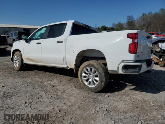 2022 Chevrolet Silverado 1500 Custom with VIN 1GCPWBEK0NZ140135, listed as a Copart auction lot 50816375 with 85,815 mi miles and Salvage Title. Bid and sale history available at DreamBid. Image 2.