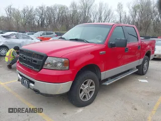 2007 Ford F-150 XLT with VIN 1FTPW14V07FA39932, listed as a IAAI auction lot 41871682 with 181,923 mi miles. Bid and sale history available at carsss.com. Image 2.