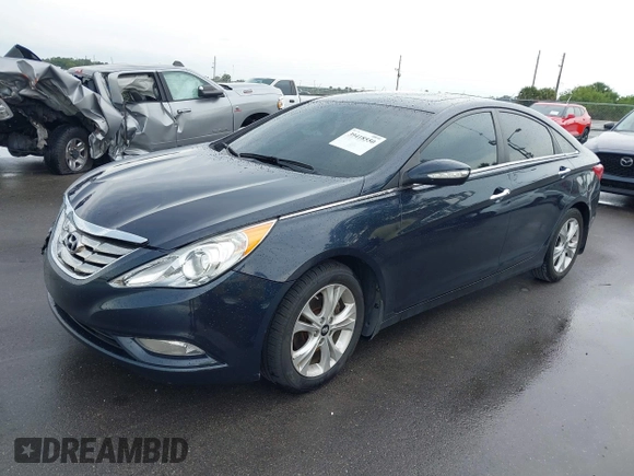 2013 Hyundai Sonata Limited with VIN 5NPEC4AC0DH559876, listed as a IAAI auction lot 39418550 with 83,353 mi miles and . Bid and sale history available at DreamBid. Image 2.