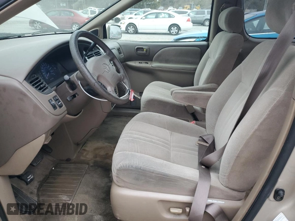 2003 Toyota Sienna LE with VIN 4T3ZF13C73U552421, listed as a Copart auction lot 83855134 with 224,821 mi miles and Clean Title. Bid and sale history available at carsss.com. Image 7.