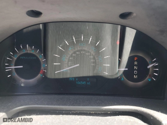 2010 Mercury Milan Premier with VIN 3MEHM0CG9AR623374, listed as a Copart auction lot 52638835 with 106,545 mi miles and Salvage Title. Bid and sale history available at carsss.com. Image 9.
