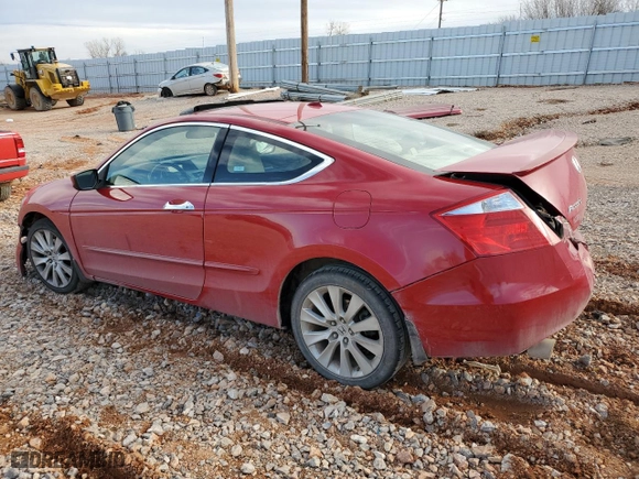 2009 Honda Accord Cpe EX-L with VIN 1HGCS22809A005102, listed as a Copart auction lot 89200315 with NaN miles and Salvage Title. Bid and sale history available at carsss.com. Image 2.