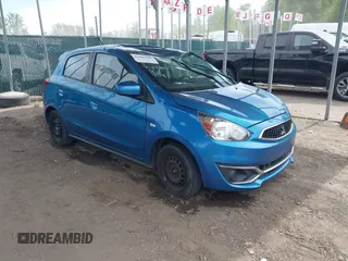 2017 Mitsubishi Mirage ES with VIN ML32A3HJXHH015545, listed as a IAAI auction lot 42106160 with 98,638 mi miles and . Bid and sale history available at DreamBid. Image 1.