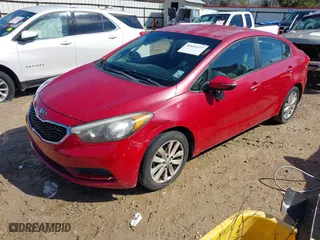2014 Kia Forte LX with VIN KNAFX4A61E5176885, listed as a IAAI auction lot 41651277 with 76,769 mi miles. Bid and sale history available at carsss.com. Image 17.