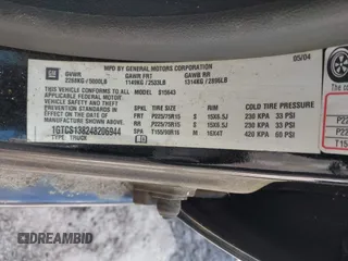 2004 GMC Canyon 1SB SLE Z85 z VIN 1GTCS138248206944, wystawiony jako IAAI lot #42546171 z przebiegiem 268 175 mil mil oraz . Historia ofert i sprzedaży dostępna na DreamBid. Obrazek 9.