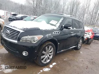 2011 Infiniti QX56 7-passenger with VIN JN8AZ2NF5B9504016, listed as a IAAI auction lot 41617136 with 210,584 mi miles and . Bid and sale history available at DreamBid. Image 17.