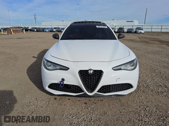 2017 Alfa Romeo Giulia with VIN ZARFAEBN6H7562443, listed as a Copart auction lot 42809925 with 0 mi miles and Clean Title. Bid and sale history available at carsss.com. Image 5.